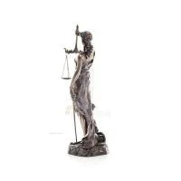 Themis: Titan, av den moraliska ordningen samt Etikett 30 cm helkroppselektrolytisk brons Veronese staty, antikens Grekland Vero