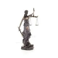 Themis: Titan, of the Moral Order as well as Etiquette 30cm Full Body Electrolytic Bronze Veronese Statue, Ancient Greece Verone