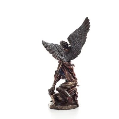 Ärkeängeln Michael: Like God, One of the First Lords 20 cm Veronese Bronze Electrolytic Helkroppsstaty, Christian Veronese 3 - g