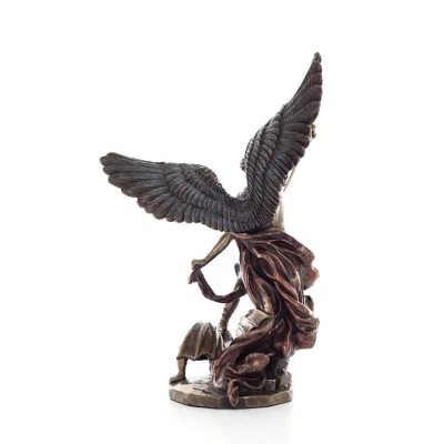 Ärkeängeln Michael: Like God, One of the First Lords 20 cm Veronese Bronze Electrolytic Helkroppsstaty, Christian Veronese 4 - g