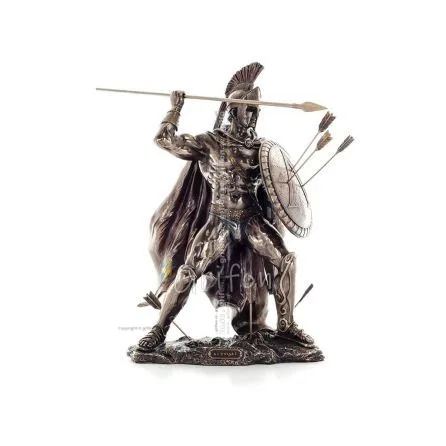 Leonidas: The King of Sparta with Arrows 33cm Full Längd Veronese brons elektrolytisk staty, antikens Grekland Veronese 1 - grif