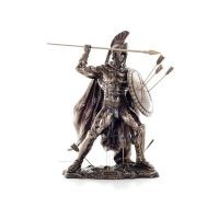 Leonidas: The King of Sparta with Arrows 33cm Full Längd Veronese brons elektrolytisk staty, antikens Grekland Veronese 1 - grif