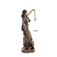 Themis: Titan of Moral Order and Etiquette 60 cm helkroppselektrolytisk brons Veronese staty, antikens Grekland Veronese 5 - gri