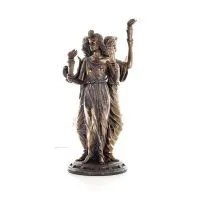 Hekate: Synen av magi, medicin, giftig... 30 cm helkroppsstaty med elektrolys av brons från Veronese, antikens Grekland Veronese