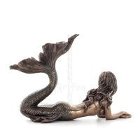 Mermaid: The Most Beautiful Demon, Lying Prone 67x25x44cm Veronese Electrolytic Bronze Full Body Statue Veronese 5 - grifon.se 