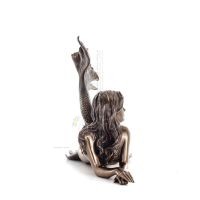 Mermaid: The Most Beautiful Demon, Lying Prone 67x25x44cm Veronese Electrolytic Bronze Full Body Statue Veronese 6 - grifon.se 