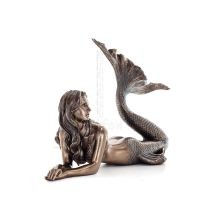 Mermaid: The Beautiful Demon, Liggende Prone 67x25x44cm Veronese Elektrolytisk Brons Helkroppsstaty Veronese 7 - grifon.se 