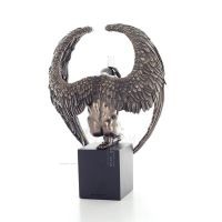 Bowed Angel on base with open wings 25.5cm Full-body Figurine with Bronze Electrolysis Veronese, Religious - Spiritual Veronese 