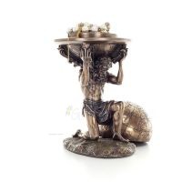 Atlas Titan: The leader of the Titanids 23cm Jewelry box, Jewelry box for safekeeping, Veronese bronze statue Veronese 7 - grifo