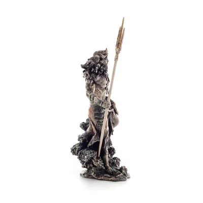 Poseidon: God of the Sea, Earthquakes, Earth, Storms and Words 30cm Veronese Bronze Electroplating Full Body Statue Veronese 4 -
