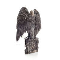 Charos eller Charon, färjemannen/bäraren av Hades med ett svärd i ett fäste 28x32,5 cm Veronese Brons Electrolysis Helkroppsstat