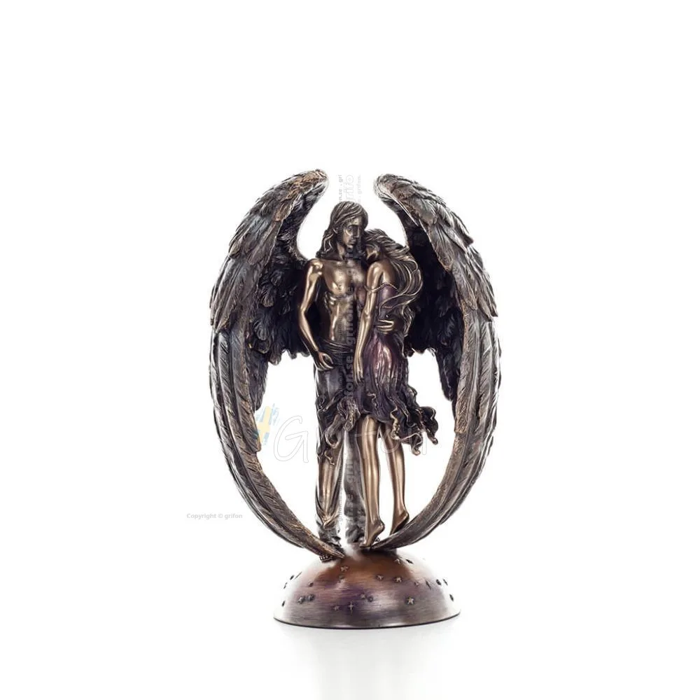 Skyddsängel 25 cm Veronese brons galvaniserad helkroppsstaty Veronese 1 - grifon.se 