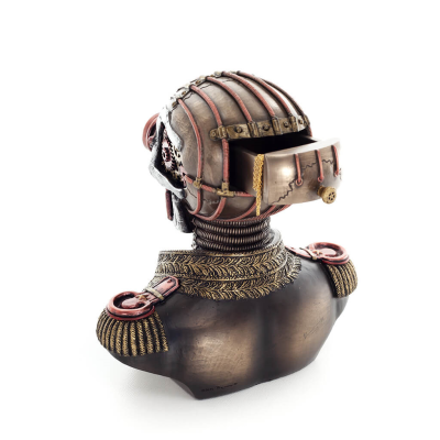 Skelett 19x19cm Smyckeskrin, Smyckeskrin, fodral som en låda för förvaring, Veronese Bronze Electrolysis Helkroppsstaty Veronese