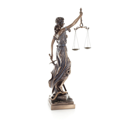 Themis: Titan of Moral Order and Etiquette 50 cm Veronese Brons Electrolysis Helkroppsstaty, antikens Grekland Veronese 5 - grif