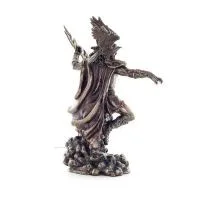 Zeus eller Zeus: himlens gud, blixt, lag, åska, med blixtbult 25 cm helkropp Veronese bronselektrolys Veronese 4 - grifon.se 
