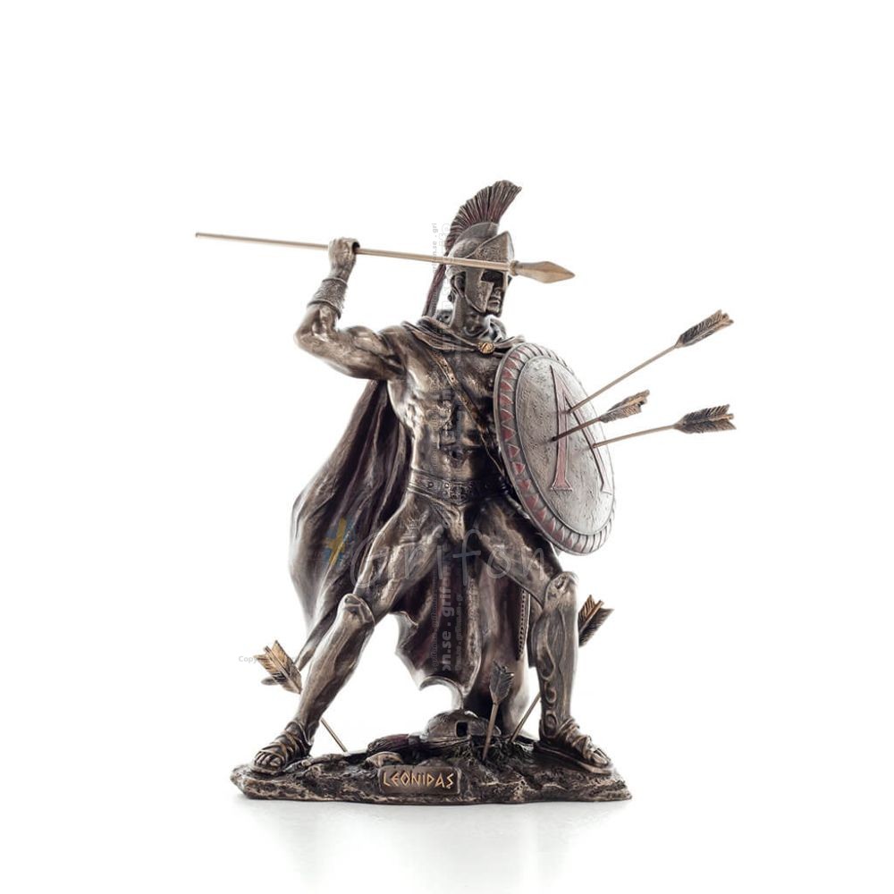 Leonidas: The King of Sparta with Arrows 25cm Full Length Veronese Bronze Electrolytic Statue, Ancient Greece Veronese 1 - grifo Leonidas: The King of Sparta with Arrows 25cm Full Length Veronese Bronze Electrolytic Statue, Ancient Greece Veronese 1 - grifo