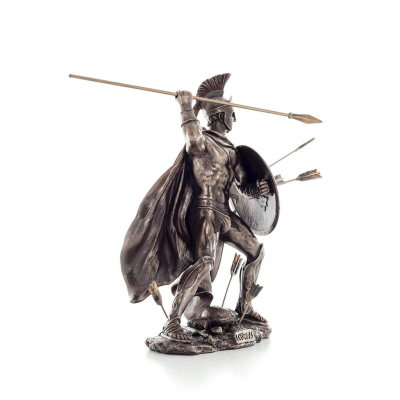 Leonidas: The King of Sparta with Arrows 25cm Full Length Veronese Bronze Electrolytic Statue, Ancient Greece Veronese 5 - grifo