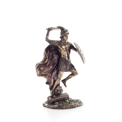 Perseus: Hero of Antiquity, Slayer of Medusa 25.5cm Veronese Bronze Electrolysis Full Body Statue, Ancient Greece Veronese 6 - g