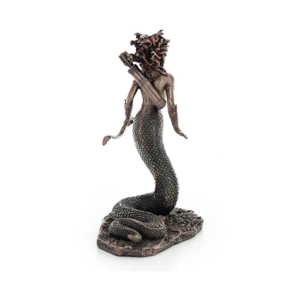 Μέδουσα: Η γοργόνα με τα άγρια μάτια 21εκ άγαλμα με Ηλεκτρόλυση μπρούτζου Veronese, αρχαία Ελλάδα. Βερονέζ 4 - grifon.se 