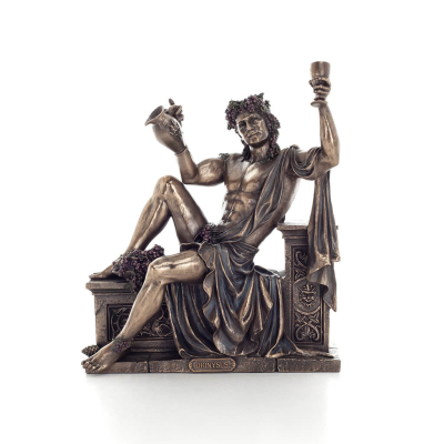 Dionysus: The god of wine and revelry. 21x25cm Veronese Bronze Electrolysis Full Body Statue, Ancient Greece Veronese 1 - grifon