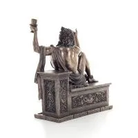 Dionysos: Vinets och festens gud. 21x25cm Veronese Brons Electrolysis Helkroppsstaty, antikens Grekland Veronese 3 - grifon.se 