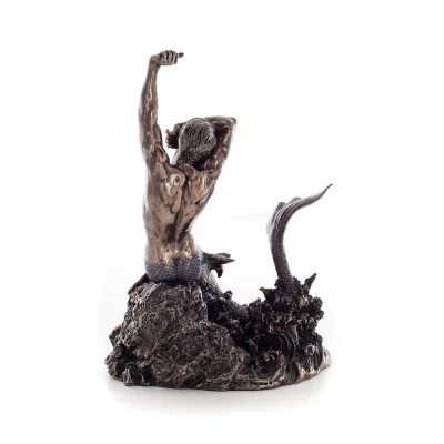 Mermaid: The Most Beautiful Demon, 20cm Veronese Bronze Electrolysis Full Body Statue Veronese 3 - grifon.se 