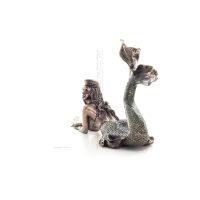 Mermaid: The Most Beautiful Demon, Prone Reclining 19.5x29cm Veronese Bronze Electroplating Full Body Statue Veronese 2 - grifon