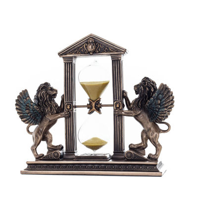 Lejon: symbol för en linjals dygder, Timglas 21x18cm Veronese Brons Electrolysis Helkroppsstaty Veronese 4 - grifon.se 
