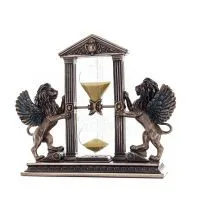 Lejon: symbol för en linjals dygder, Timglas 21x18cm Veronese Brons Electrolysis Helkroppsstaty Veronese 4 - grifon.se 