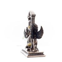 Lion: symbol of the virtues of a ruler, Hourglass 21x18cm Veronese Bronze Electrolysis Full Body Statue Veronese 5 - grifon.se 