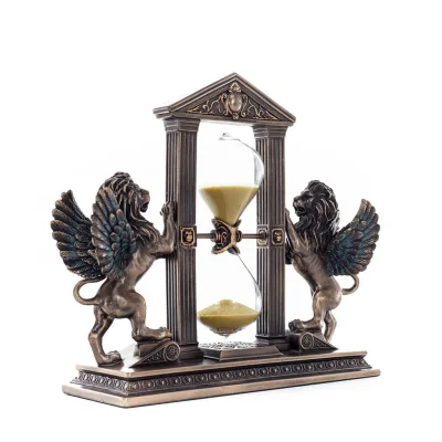 Lejon: symbol för en linjals dygder, Timglas 21x18cm Veronese Brons Electrolysis Helkroppsstaty Veronese 6 - grifon.se 