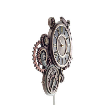 Gears Wall Clock 52x37cm Veronese Bronze Electroplating Full Body Statue, Modern Decorative Veronese 5 - grifon.se 