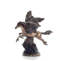 Pegasus: Born of Blood, Followed the Muses and Zeus 35cm Veronese Bronze Electrolysis Full Body Statue, Ancient Greece Veronese 