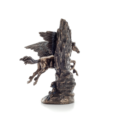 Pegasus: Born of Blood, Followed the Muses and Zeus 35cm Veronese Bronze Electrolysis Full Body Statue, Ancient Greece Veronese 