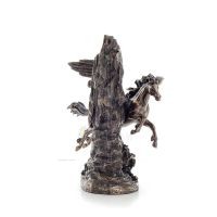 Πήγασος: γεννήθηκε από αίμα, ακολουθήσε τις μούσες και Ηούς 35εκ Ολόσωμο άγαλμα με Ηλεκτρόλυση μπρούτζου Veronese, αρχαία Ελλάδα