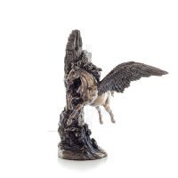 Pegasus: Born of Blood, Followed the Muses and Zeus 35cm Veronese Bronze Electrolysis Full Body Statue, Ancient Greece Veronese 