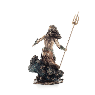 Poseidon: God of the Sea, Earthquakes, Earth, Storms and Words 50cm Veronese Bronze Electroplating Full Body Statue Veronese 4 -