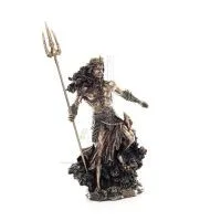 Poseidon: God of the Sea, Earthquakes, Earth, Storms and Words 50cm Veronese Bronze Electroplating Full Body Statue Veronese 6 -