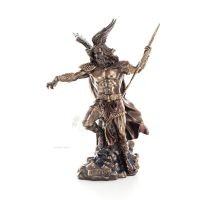 Zeus eller Zeus: Himlens Gud, Blixten, Lagen, Åskan, 50 cm med Veronese Brons Electrolysis, antikens Grekland Veronese 1 - grifo