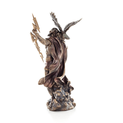 Zeus or Zeus: The God of Heaven, Lightning, Law, Thunder, 50cm with Veronese Bronze Electrolysis, Ancient Greece Veronese 3 - gr