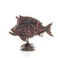 Steampunk Fish 31x24cm Veronese Bronze Electrolysis Full Body Statue Veronese 1 - grifon.se 