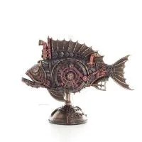 Steampunk Fish 31x24cm Veronese Brons Electrolysis Helkroppsstaty Veronese 1 - grifon.se 