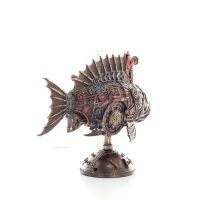 Steampunk Fish 31x24cm Veronese Bronze Electrolysis Full Body Statue Veronese 3 - grifon.se 