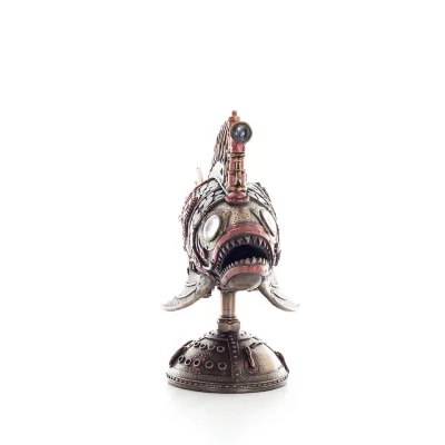 Steampunk Fish 31x24cm Veronese Brons Electrolysis Helkroppsstaty Veronese 5 - grifon.se 