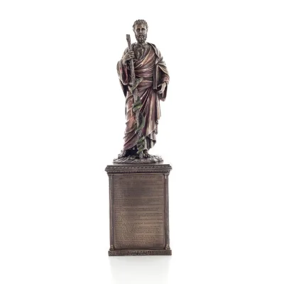 Hippocrates: The Father of Modern Medicine, with Oath on Base 41cm Veronese Bronze Electrolysis Full Body Statue Veronese 1 - gr