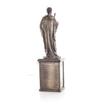 Hippocrates: The Father of Modern Medicine, with Oath on Base 41cm Veronese Bronze Electrolysis Full Body Statue Veronese 4 - gr