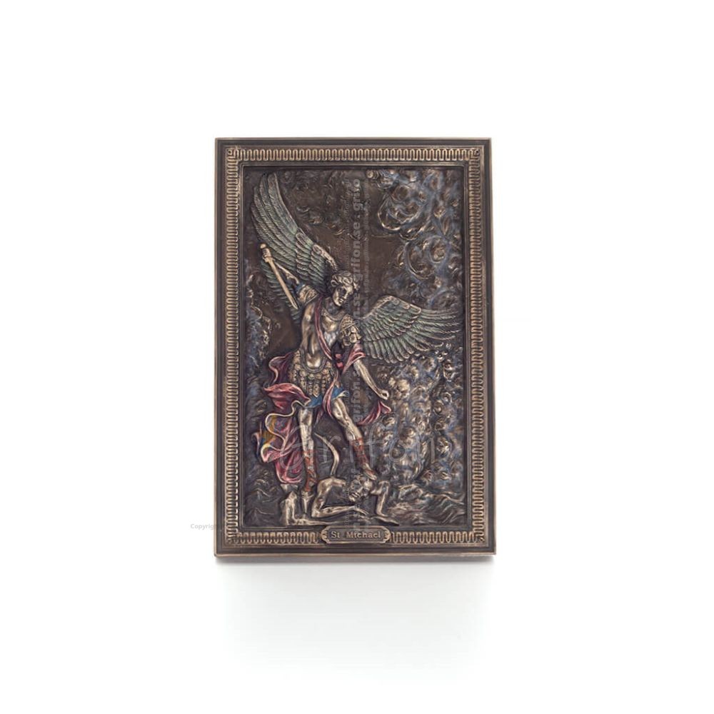Αρχάγγελος Μιχαήλ Εικόνα 23,5χ15,5εκ Ηλεκτρόλυση μπρούτζου Veronese, θρησκευτικό - Πνευματικό Χριστιανικό Βερονέζ 1 - grifon.se 