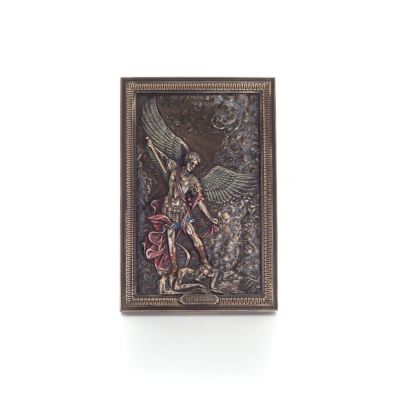 Ärkeängel Michael Icon 23,5x15,5cm Veronese bronselektrolys, religiös - Andlig kristen Veronese 1 - grifon.se 