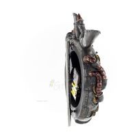 Wall clock steampunk exhausts 36x29cm Veronese bronze electrolysis, Modern Decorative Veronese 5 - grifon.se 