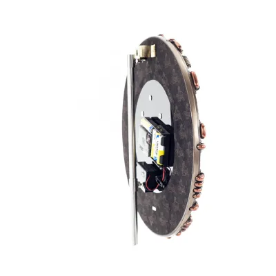 Steampunk Round Gear Clock 30x28,5cm Veronese Bronze Elektrolys, Modernt dekorativt Veronese 5 - grifon.se 